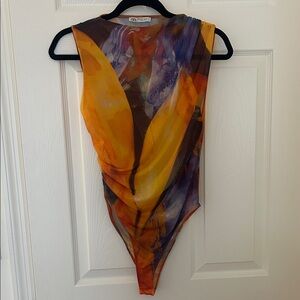 Zara Vibrant Sleeveless Bodysuit